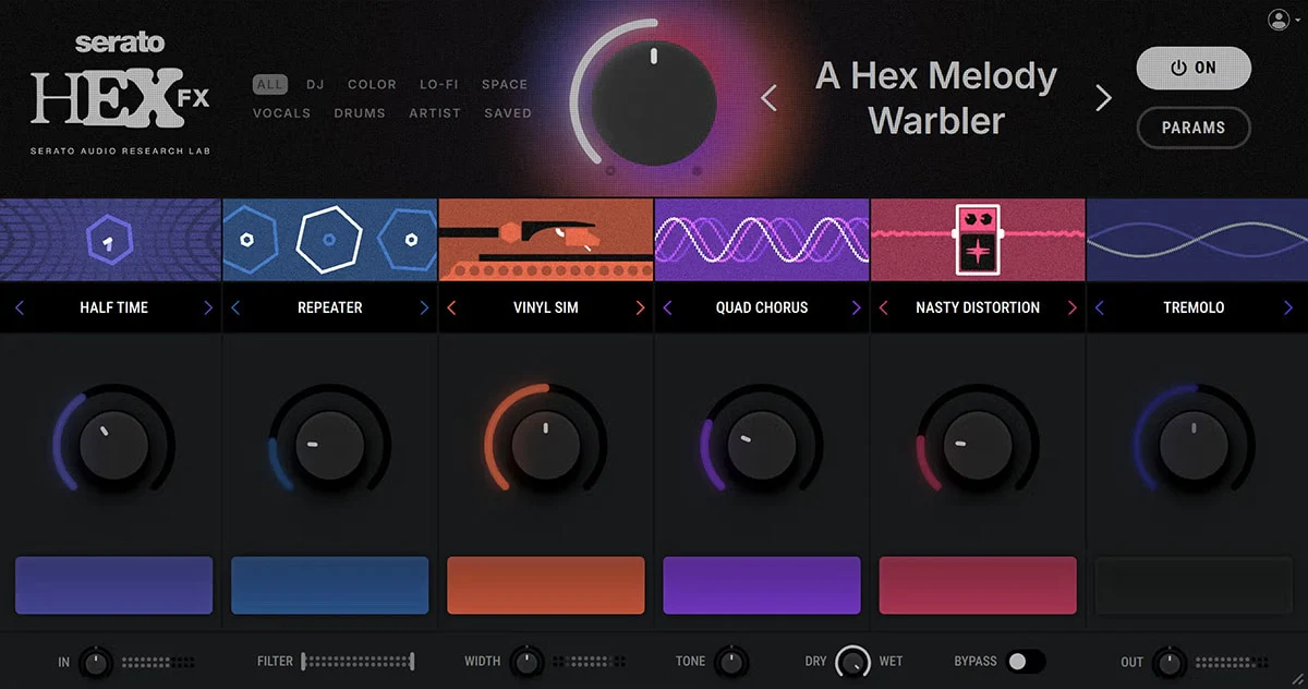 Serato Hex FX interface