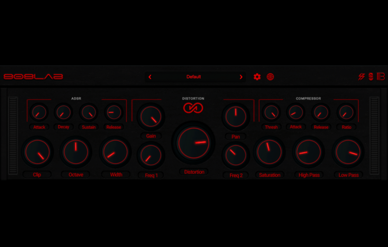 Brandon Chapa Plugins 808LAB VSTI interface