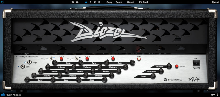 Diezel VH4 interface