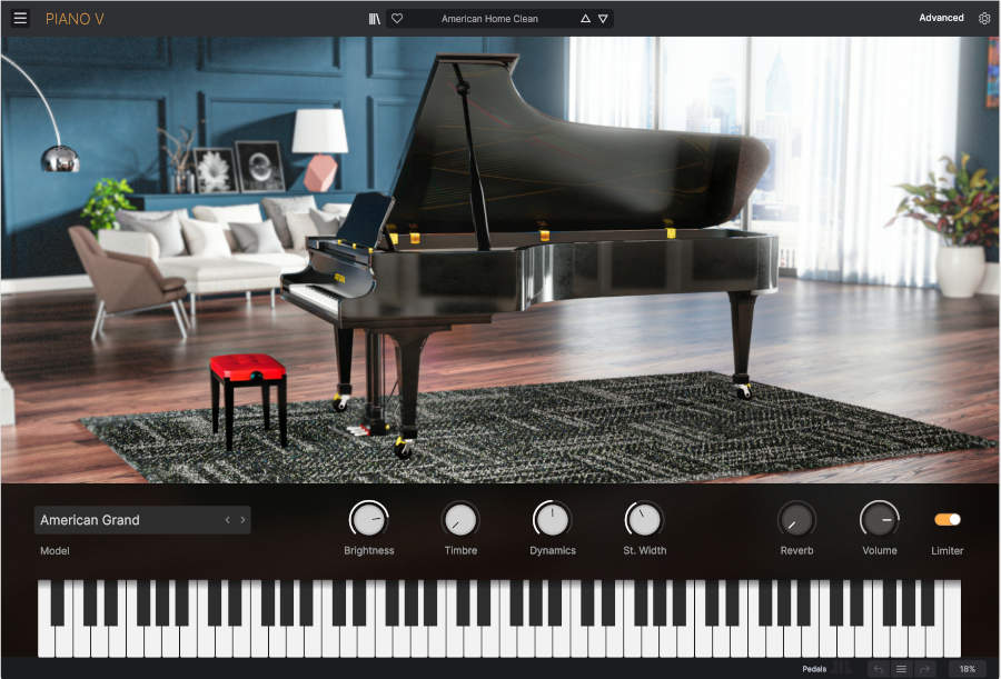 Arturia Piano V3 interface