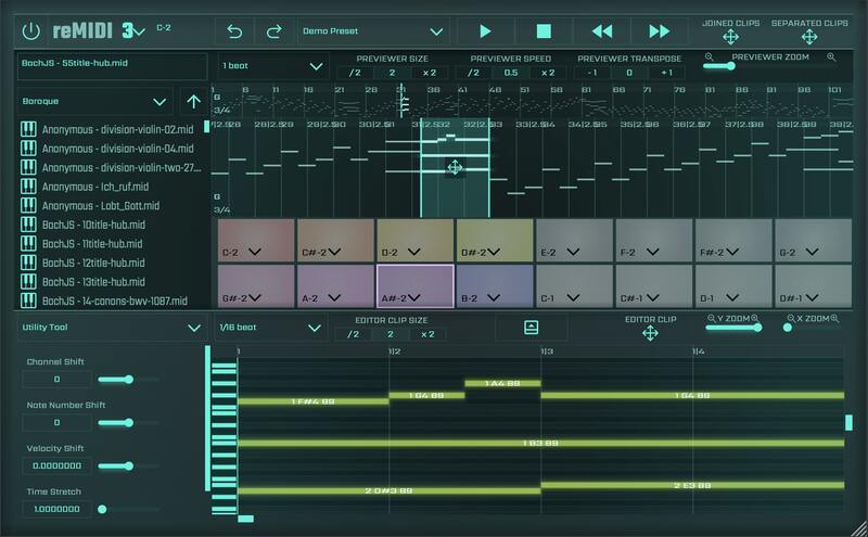 SongWish reMIDI 3 interface