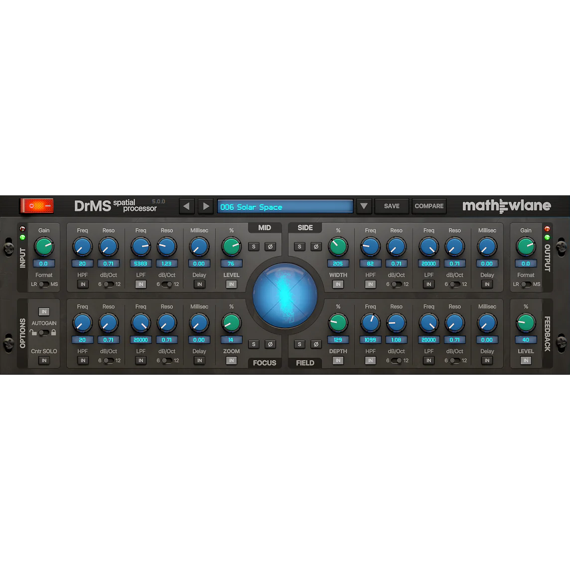 Mathew Lane DrMS v5 interface