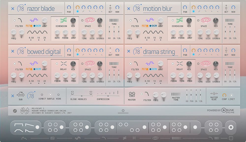Karanyi Sounds Polyscape 2 interface