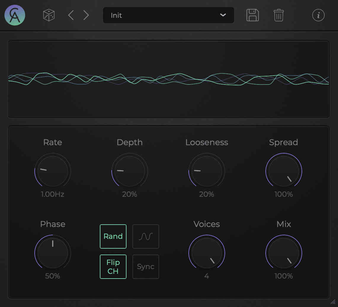 Caelum Audio Choric Quartet interface