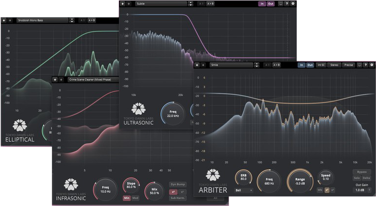 Tokyo Dawn Labs TDR Special Filters Bundle interface