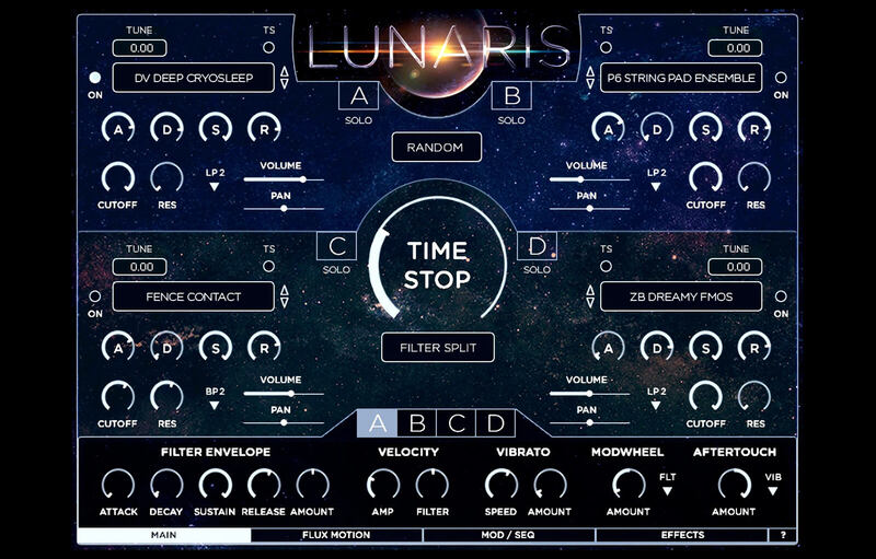 Luftrum Instruments Lunaris interface
