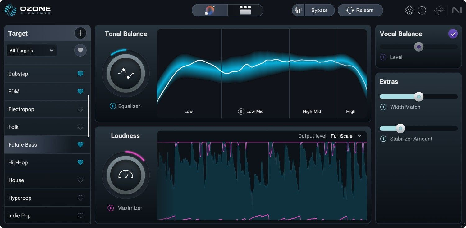iZotope Ozone 12 Elements interface