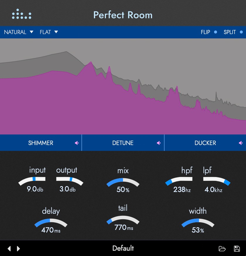 Denise Audio Perfect Room interface