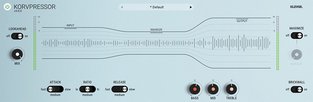 Klevgrand Korvpressor interface