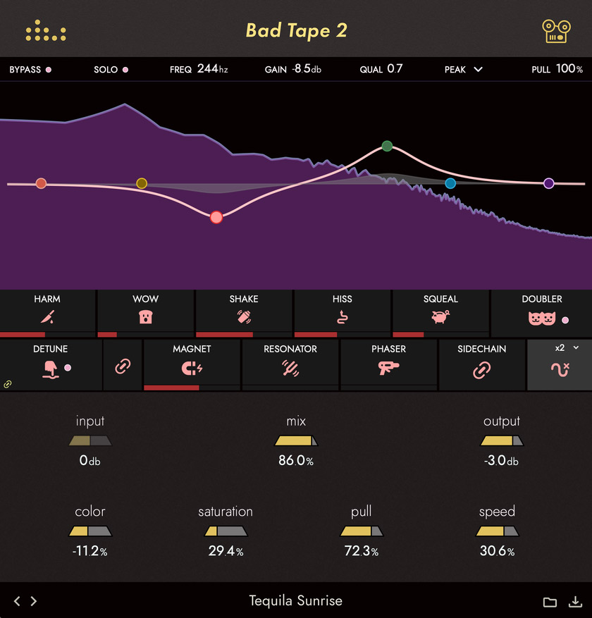 Denise Audio Bad Tape 2 interface
